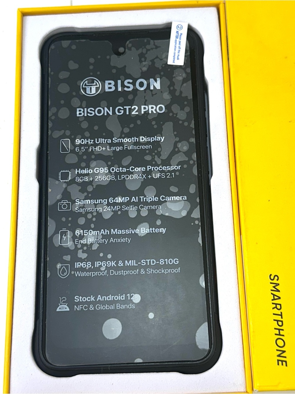 Bison G12 Pro Rugged Smartphone - Picture 3 of 8